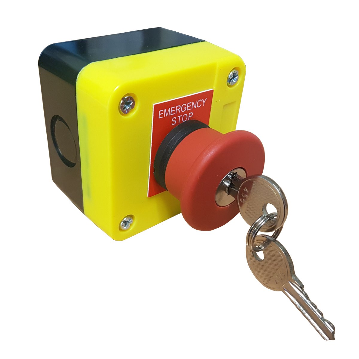 Emergency electrical STOP button with Key Reset (KR-KOB-1)